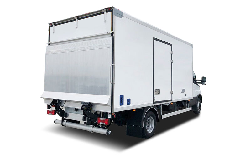 F:\Bluehost 平台\英语\Topolo-truck\Truck body\Refrigerated truck body\commerce\主图处理\处理好的\Commercial Refrigerated Truck Body with Lifting Tailgate
