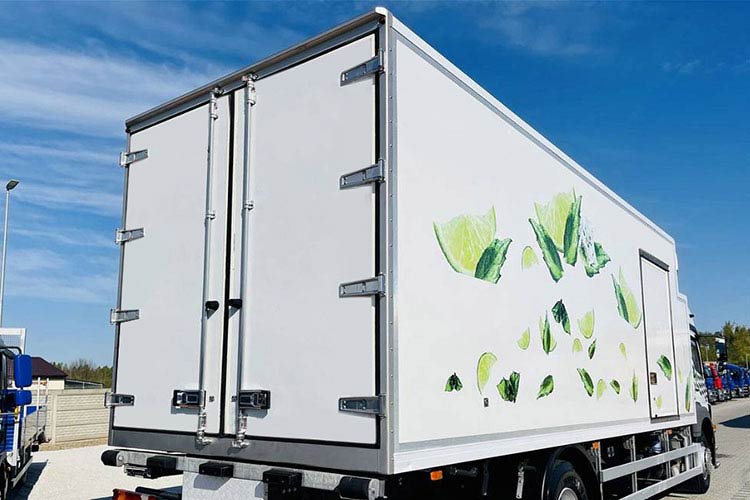 Aplicación de camiones refrigerados