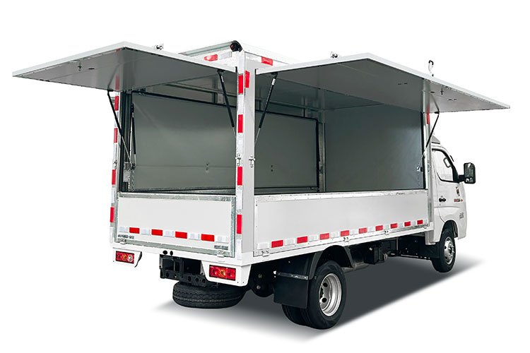 Electric Wing Van Truck Body