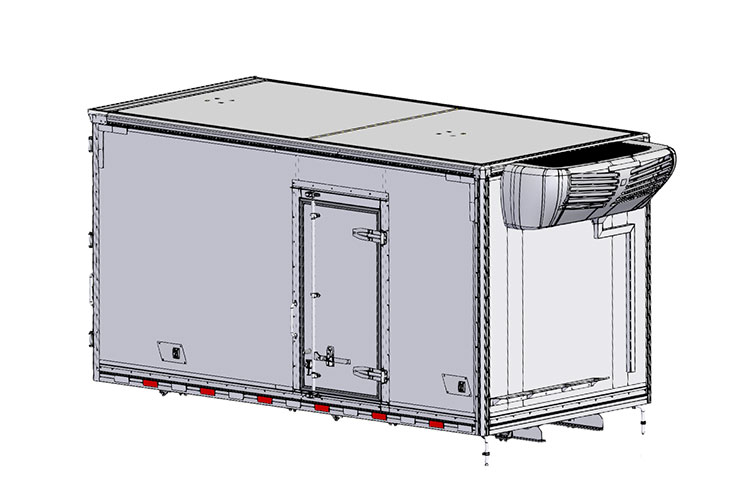 Diseño: Cajas refrigeradas para camiones de 4,8 m con doble temperatura