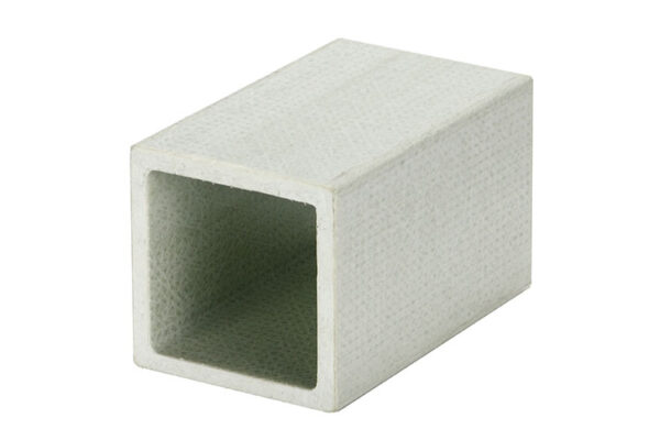 Tubo cuadrado de fibra de vidrio