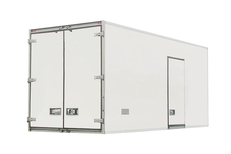 Carrocería de camión refrigerado de 4,2 m Carrocería de camión refrigerado innovadora con puertas traseras y laterales