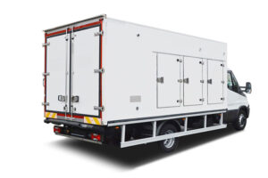 Carrocería modular cerrada para camión frigorífico de helados CKD/SKD