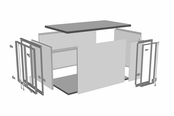 Productos CKD para carrocería de camión refrigerado de montaje rápido fabricados con paneles de aislamiento de PU/XPS - Image 4